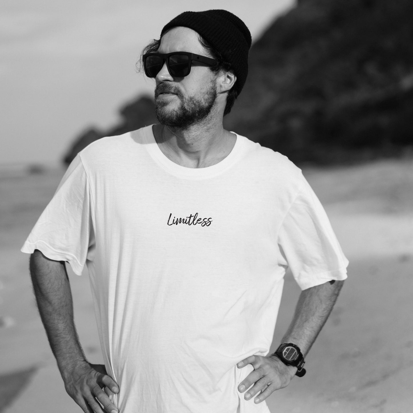 white oversize t shirt for man